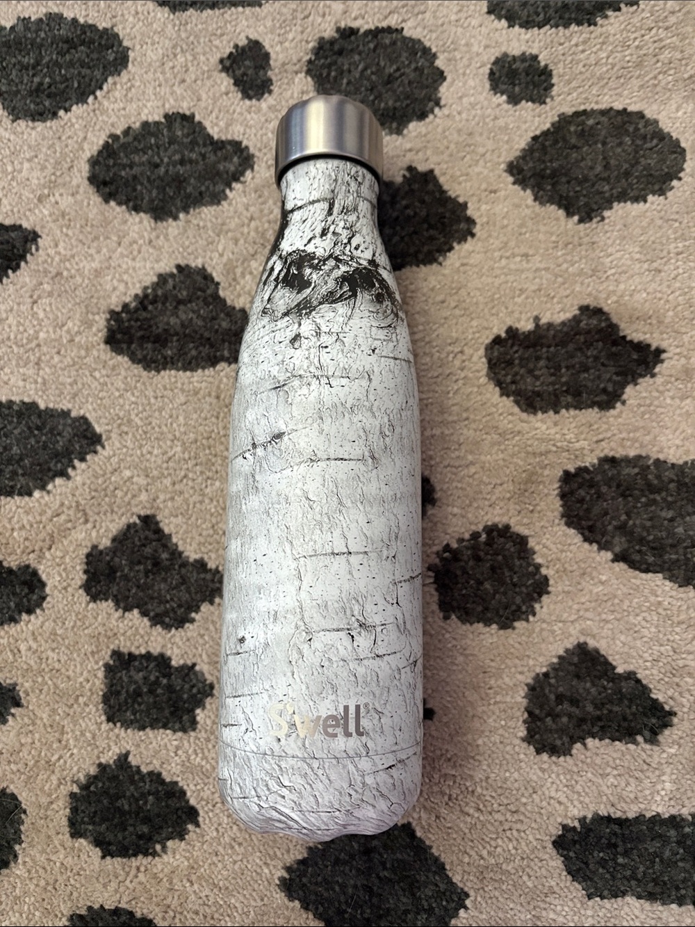 S'well White Birch Pattern Stainless Steel Insulated Bottle